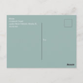 Retro Ice Cream Social Sundae Flyer Einladung Postkarte (Rückseite)