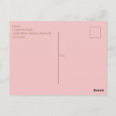 Retro Ice Cream Social Sundae Flyer Einladung Postkarte (Rückseite)