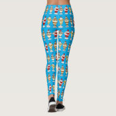 Retro Ice Cream Sundaes Leggings (Rückseite)