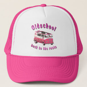 Retro Ice Cream Van Oldschool Vibes T-Shirt Truckerkappe