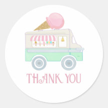 Retro Ice Creme Truck Geburtstagsparty