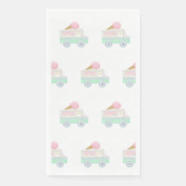 Retro Ice Creme Truck Party Serviette
