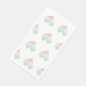 Retro Ice Creme Truck Party Serviette (Ecke)