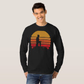 Retro Ice Fischen Vintager See Fischen T-Shirt (Vorne ganz)