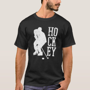 Retro Ice Hockey Player Expert Coach Sports Graph T-Shirt