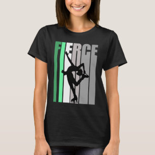 Retro Ice Skaten Fierce Birthday Strong Behalt Ice T-Shirt