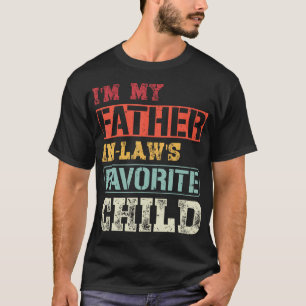 Retro Ich Bin Das Lieblingskind Meines Schwiegerva T-Shirt