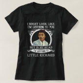 Retro Ich höre auf das kleine Richard Funny Gesche T-Shirt (Design vorne)