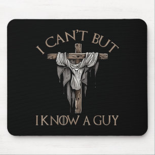 Retro Ich kann nicht, aber ich kenne einen Typen C Mousepad