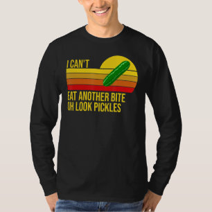 Retro ich kann nicht noch einen Biss essen, oh, sc T-Shirt