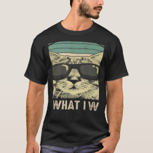 Retro ich mache was ich will Katze  Katze T-Shirt