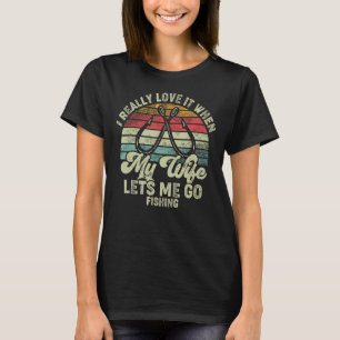Retro ich wirklich Liebe es, wenn meine Ehefrau La T-Shirt