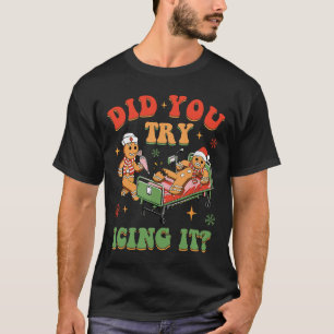 Retro ICU Nurse Weihnachtsgingerbrot Haben Sie ver T-Shirt