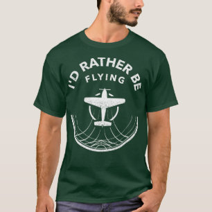 Retro-Id statt Pilot-Aviator-Flugzeug A T-Shirt