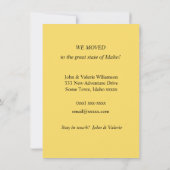 Retro Idaho Karte Ankündigung (Rückseite)