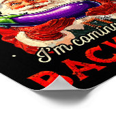 Retro If You Dont Have A Chimney I’m Coming In You Poster (Ecke)