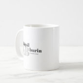 Retro IG Facebook Youtube | QR-Code für soziale Me Kaffeetasse (Vorderseite Links)