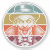 Retro Illusionist für Lichtelemente Aufkleber (Vorderseite)