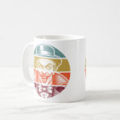 Retro Illusionist für Lichtelemente Kaffeetasse (Vorderseite Links)