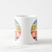 Retro Illusionist für Lichtelemente Kaffeetasse (Mittel)