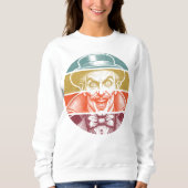 Retro Illusionist für Lichtelemente Sweatshirt (Vorderseite)