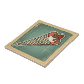 Retro Illustration der Eiscreme Fliese (Seite)