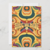 Retro im Groovstil 70er der sechziger Jahre Ankündigung (Rückseite)