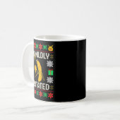 Retro I'm Mildly Irritated Marcus The Worm Christm Kaffeetasse (Vorderseite Links)