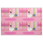 Retro im rosa Gewebe Stoff (Fat Quarter (45,7 x 55,9 cm))