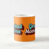 Retro im Stil der 70er Jahre Beste Mama aller Zeit Kaffeetasse (Mittel)