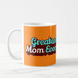 Retro im Stil der 70er Jahre Beste Mama aller Zeit Kaffeetasse