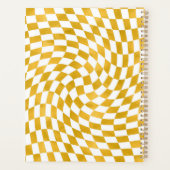 Retro-Imitate Gold Foil-Karo verschleiert Checkerb Planer (Rückseite)