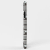 Retro-Imitate Industriegittermuster aus Edelstahl Case-Mate iPhone Hülle (Hinten/Rechts)