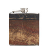 Retro Imitatleder, Blicke alt, verkratzt u. Flachmann (Vorderseite)