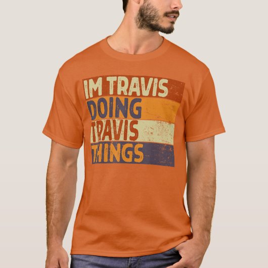 Retro ImRAVIS DoingRAVIShings Funny Birthday Joke T-Shirt (Vorderseite)