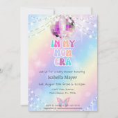 Retro in ihrer Mama Era Baby Dusche Einladung (Vorderseite)