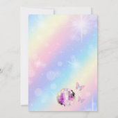 Retro in ihrer Mama Era Baby Dusche Einladung (Rückseite)