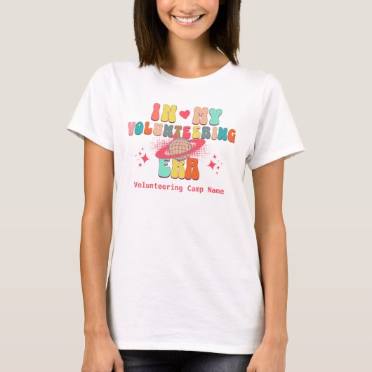 Retro In meinem Freiwilligendienst Era Groovy Cust T-Shirt (Vorderseite)