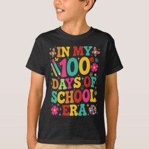 Retro in meinen 100 Tagen der Schule Era 100. Tag T-Shirt