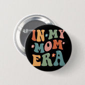 Retro in meiner Coolen Mama Erra Funny Mama Mütter Button (Vorne & Hinten)