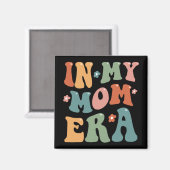 Retro in meiner Coolen Mama Erra Funny Mama Mütter Magnet (Vorderseite/Rückseite)