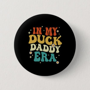Retro in meiner Enten-Vati-Ära Lustiger Enten-Vate Button