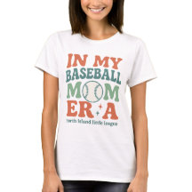 Retro "In My Baseball Mama Ära" T - Shirt