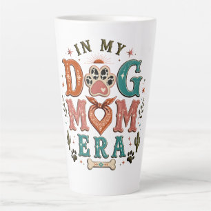 Retro-In-My-Dog-Mom-Ära Frauen T-Shirt Milchtasse