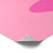 Retro In the Pink Poster (Ecke)