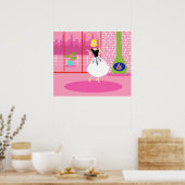 Retro In the Pink Poster (Küche)
