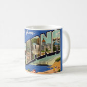 Retro-Indiana-Gruß-Tasse Kaffeetasse (VorderseiteRechts)