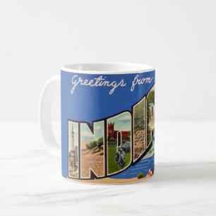 Retro-Indiana-Gruß-Tasse Kaffeetasse