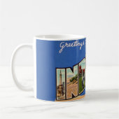 Retro-Indiana-Gruß-Tasse Kaffeetasse (Links)