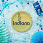 Retro Indiana Pappteller (Party)